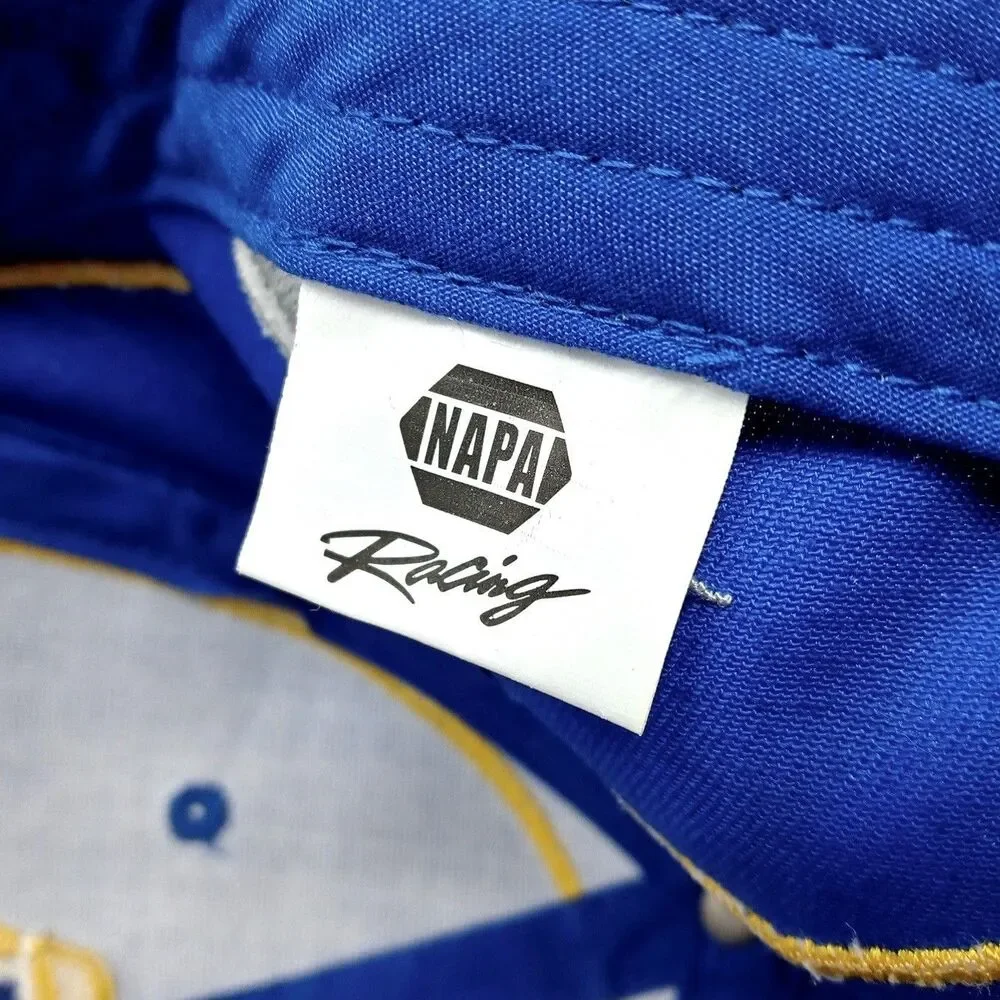 NAPA Racing #55 Michael Waltrip Blue Adjustable Strapback Hat Cap NASCAR